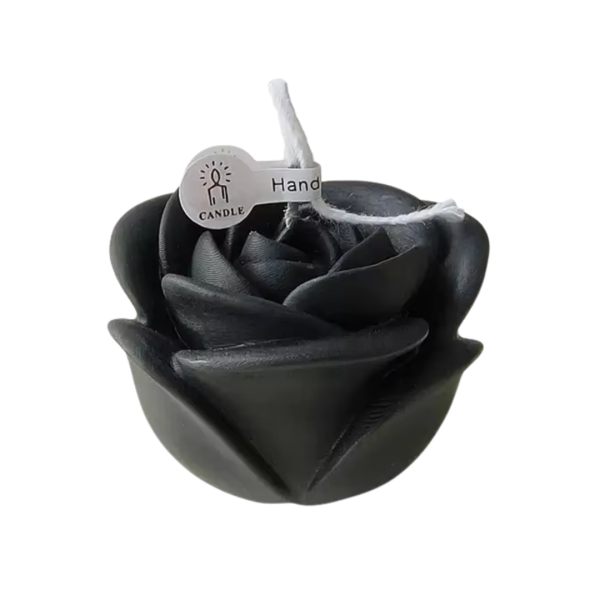 Kerze "Schwarze Rose"