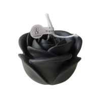 Kerze "Schwarze Rose"