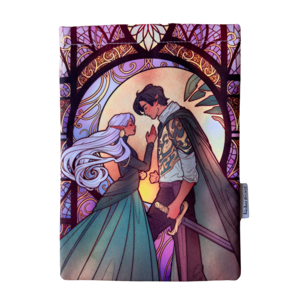 Buchhülle "Beauty and the Fae" von @francis.eden.art
