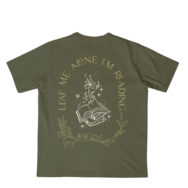 T-Shirt "LEAF me alone Im reading"