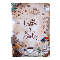 Buchhülle "Coffee & Books" von...